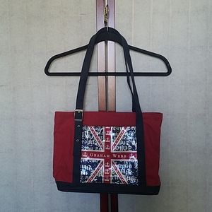 🎉HP🎉NWOT Graham Webb Red/White/Blue tote bag. One size.